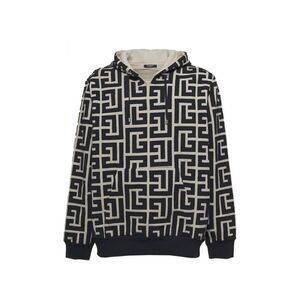 Balmain Beige Cotton Men's Sweatshirt